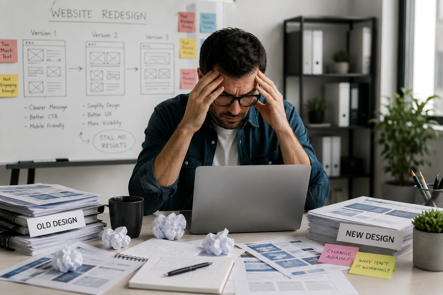 Frustrated because of multiple redesigns